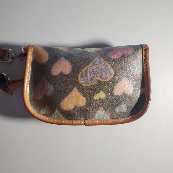 Vintage Y2K Dooney & Bourke Heart logo Wristlet **Read Description** - Picture 6 of 16